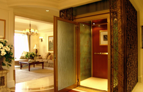 哈尔滨曳引式别墅电梯